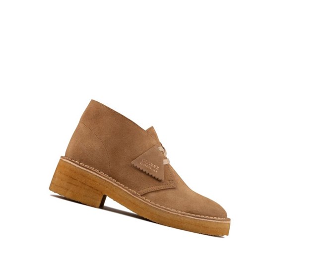 Clarks Arisa Wildleder Desert Schnürschuhe Damen Braun | YBWG48271