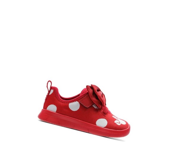 Clarks Ath Bow Sneakers Mädchen Rot | EIGP71803