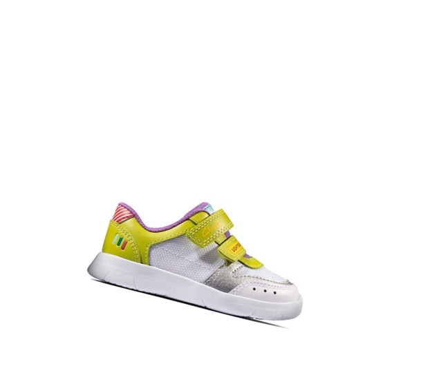 Clarks Ath Howdy Freizeitschuhe Mädchen Weiß | HEWB35247