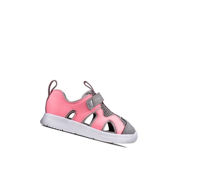 Clarks Ath Surf Synthetik Freizeitschuhe Jungen Rosa | LJPI67034