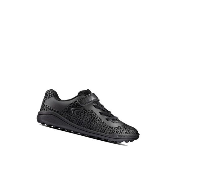 Clarks Award Swift Sneakers Jungen Schwarz | FVRB25167