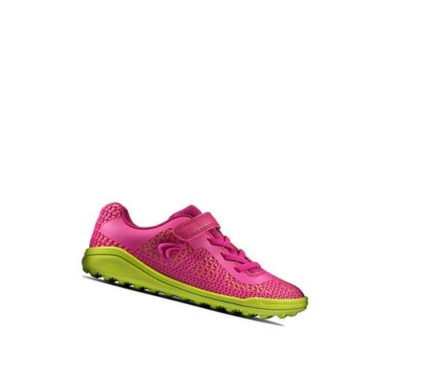 Clarks Award Swift Sneakers Mädchen Rosa Zitrone | JAQS59721