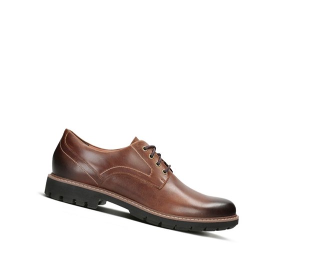 Clarks Batcombe Hall Leder Lederschuhe Herren Dunkelbraun | TRIE90615