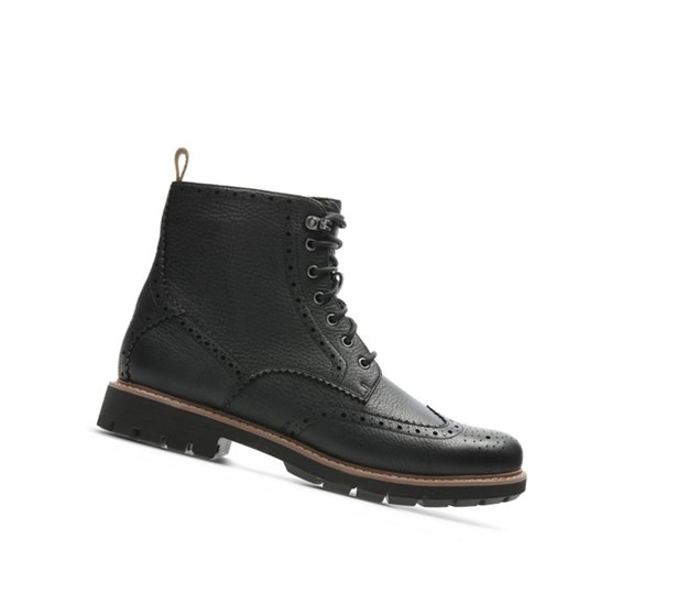Clarks Batcombe Lord Leder Brogues Herren Schwarz | ROHP31795