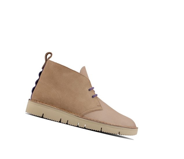 Clarks Chukka Wüstenstiefel Herren Beige | DMLK92516