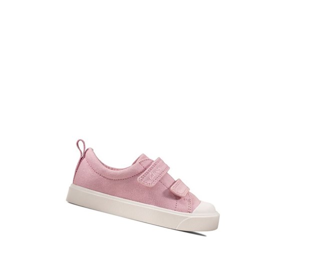 Clarks City Bright Freizeitschuhe Mädchen Rosa | CUBW03574