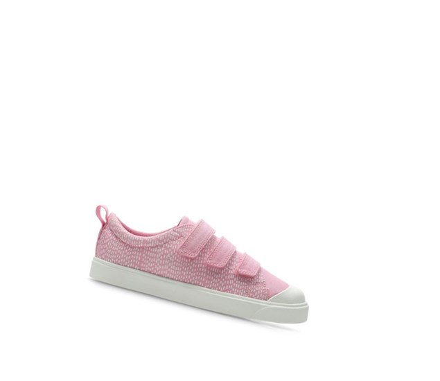 Clarks City Flare Lo Freizeitschuhe Mädchen Rosa | JYXL15409