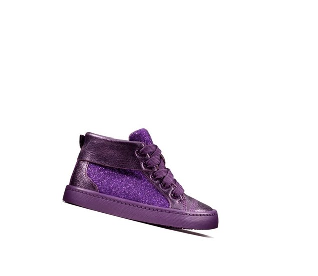 Clarks City Oasis Leder Lederstiefel Mädchen Lila | VBYQ35769