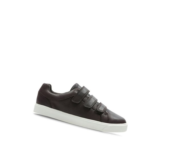 Clarks City Oasis Lo Leder Sneakers Jungen Braun | FAMB37815