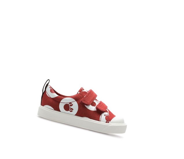 Clarks City Polka Lo Freizeitschuhe Mädchen Rot | REYL51720