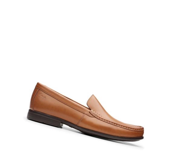 Clarks Claude Plain Loafers Herren Braun | TIMY21487