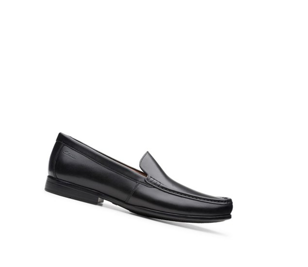 Clarks Claude Plain Loafers Herren Schwarz | WPQY96074