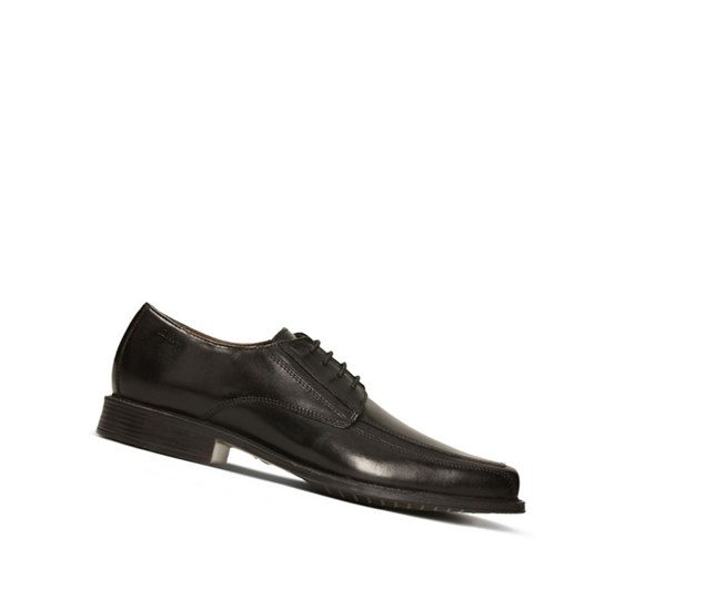 Clarks Driggs Walk Leder Wanderschuhe Herren Schwarz | TFHX13406