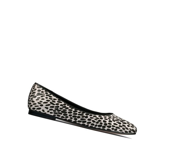Clarks Grace Piper Print Leder Ballerinas Damen Leopard | OLIN65148