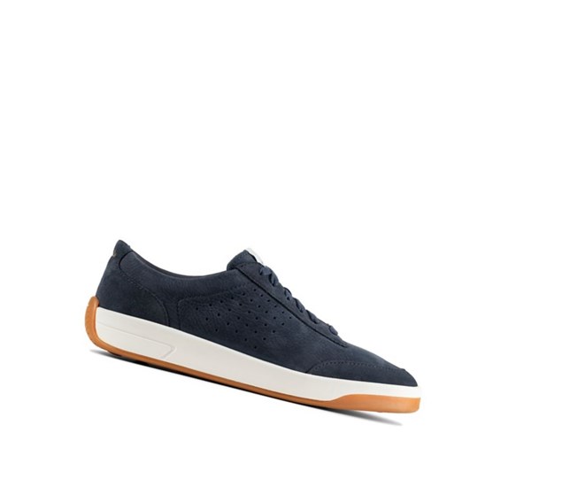 Clarks Hero Air Spitze Lässige Turnschuhe Herren Navy | JFZH31078