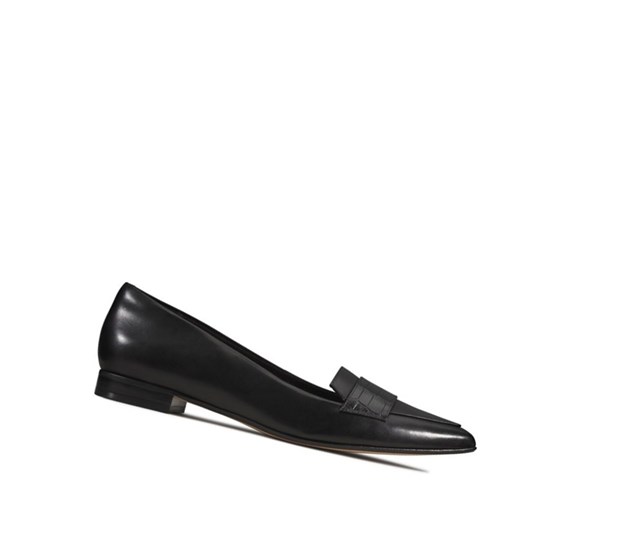 Clarks Laina 15 Leder Lederschuhe Damen Schwarz | SKAG39872