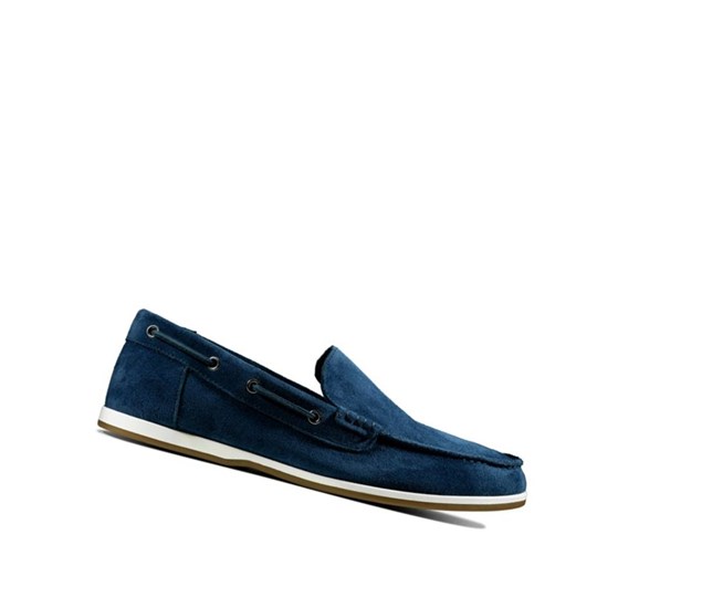 Clarks Morven Sun Wildleder Bootsschuhe Herren Navy | NWMB91402