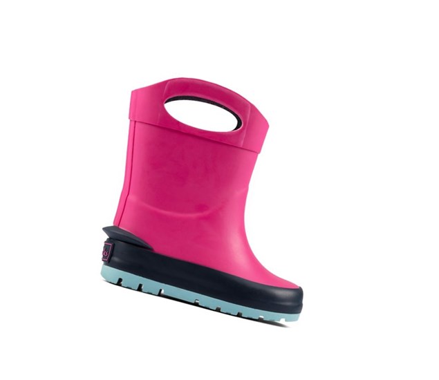 Clarks Mudder Dash Regenstiefel Jungen Rosa | OCFG54103