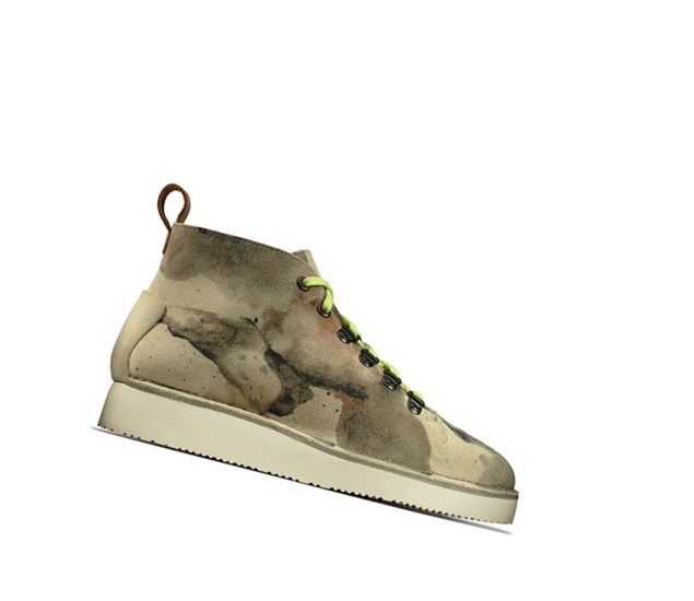 Clarks Nala Hike Wallabee Boots Damen Weiß Camouflage | EKPJ61859