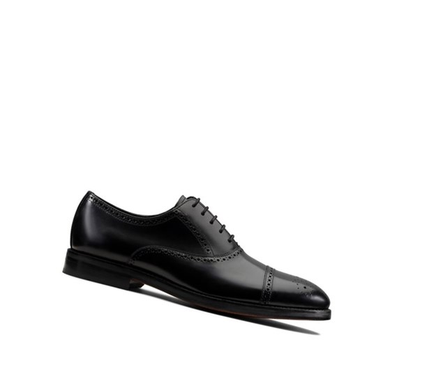 Clarks Oliver Limit Leder Brogues Herren Schwarz | YKDE01495