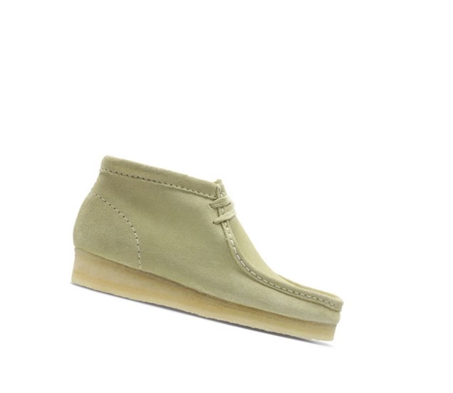 Clarks Original Wildleder Wallabee Damen Hellgrün | ICFD41378