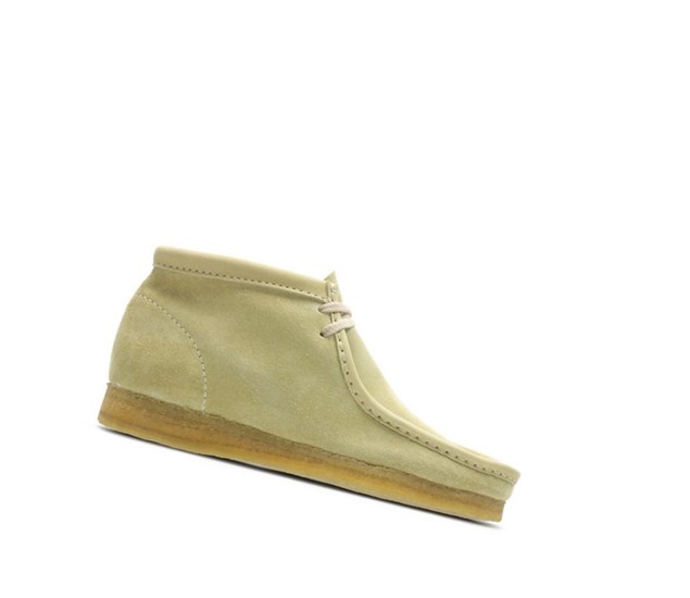 Clarks Original Wildleder Wallabee Damen Hellgrün | OXFM64893