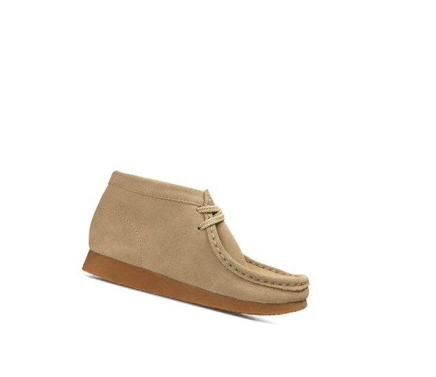 Clarks Original Wildleder Wallabee Jungen Beige | FVLP86513