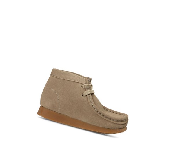 Clarks Original Wildleder Wallabee Jungen Beige | ZUPH56421