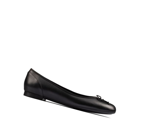 Clarks Patale Leder Slip On Schuhe Damen Schwarz | KAMU98672