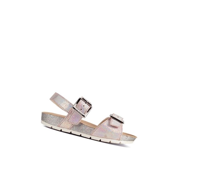 Clarks River Sand Leder Lässige Sandalen Mädchen Rosa | UIBZ98526