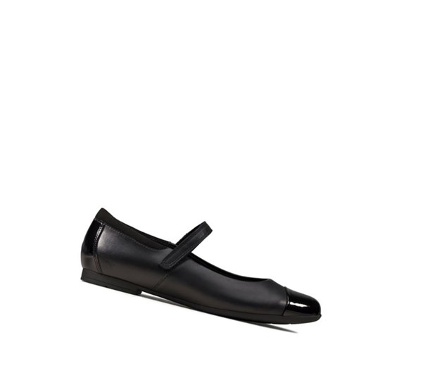 Clarks Scala Gem Leder Schulschuhe Mädchen Schwarz | OVWK47850