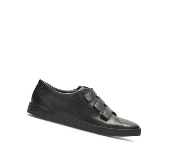 Clarks Stanway Flow Leder Lederschuhe Herren Schwarz | KWEA51492