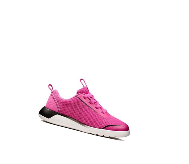 Clarks Suburb Spark Sneakers Jungen Rosa | GSOT82793