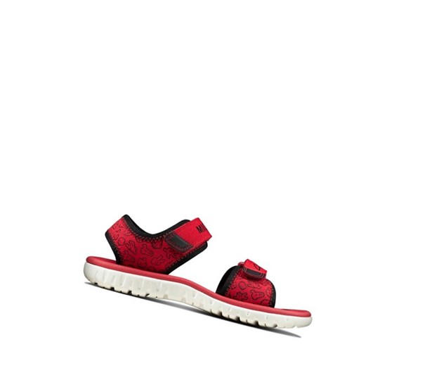 Clarks Surfing Glove Lässige Sandalen Mädchen Rot | ACTP89531