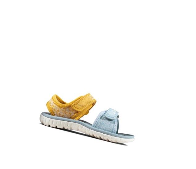 Clarks Surfing Sea Freizeitschuhe Mädchen Gelb | FBEQ63128