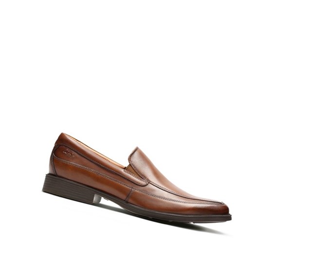 Clarks Tilden Free Leder Loafers Herren Dunkelbraun | EBPR63420