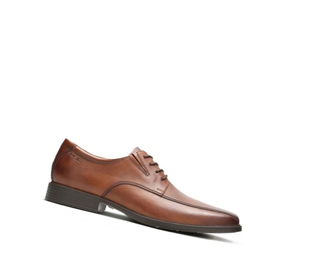 Clarks Tilden Walk Leder Weite Fit Wanderschuhe Herren Dunkelbraun | MPSC06438