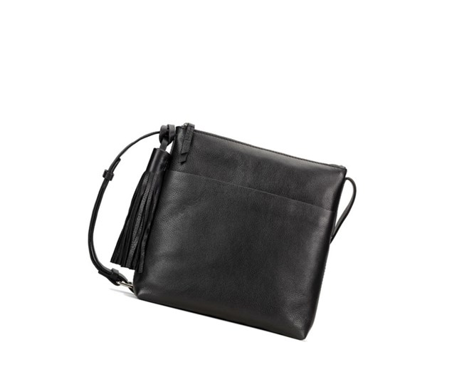 Clarks Topsham Shine Leder Leather Bags Damen Schwarz | PGDX64703