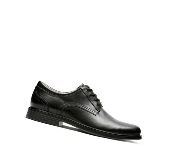 Clarks Un Aldric Spitze Leder Weite Fit Lederschuhe Herren Schwarz | EDKP74826