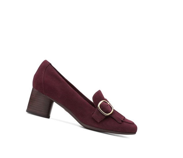Clarks Un Cosmo Go Wildleder Hohe Schuhe Damen Bordeaux | SLPD46301