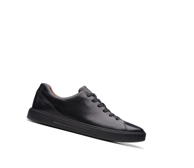 Clarks Un Costa Spitze Leder Lederschuhe Herren Schwarz | YNTQ96374