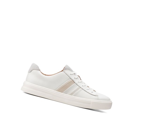 Clarks Un Maui Band Wildleder Flache Schuhe Damen Weiß | BXEC39802