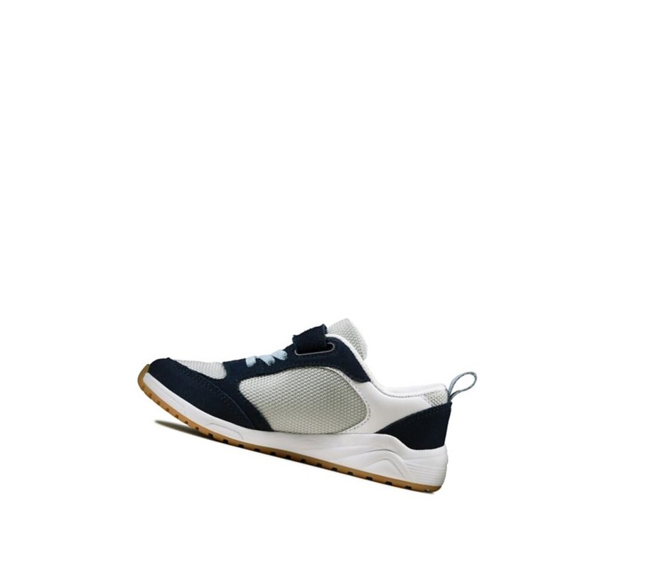 Clarks Aeon Flex Textil Sneakers Jungen Navy | LFSC02817