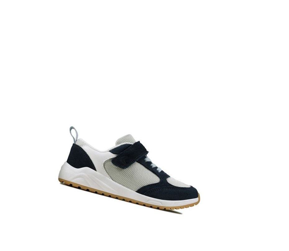 Clarks Aeon Flex Textil Sneakers Jungen Navy | LFSC02817