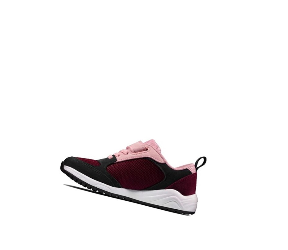 Clarks Aeon Flex Textil Sneakers Mädchen Bordeaux | NIEH07159
