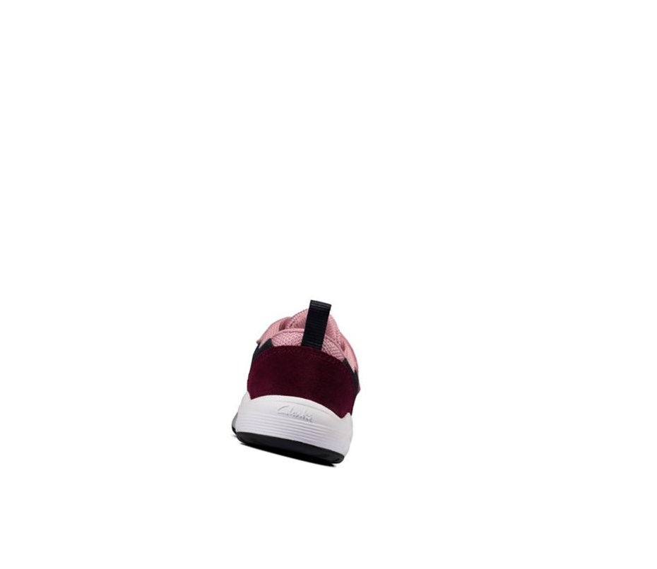 Clarks Aeon Flex Textil Sneakers Mädchen Bordeaux | NIEH07159