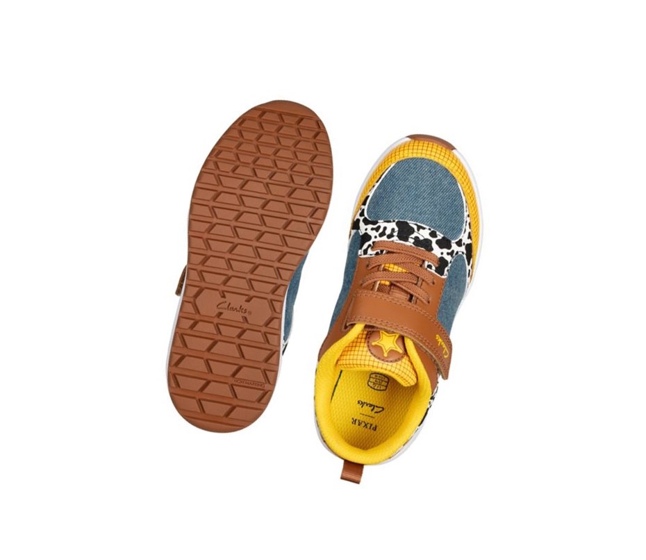 Clarks Aeon Howdy Sneakers Jungen Blau | GZPF58413