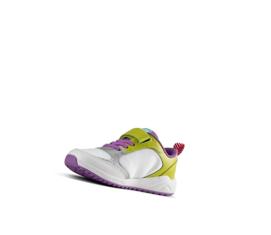 Clarks Aeon Howdy Sneakers Jungen Weiß | HNQJ23180