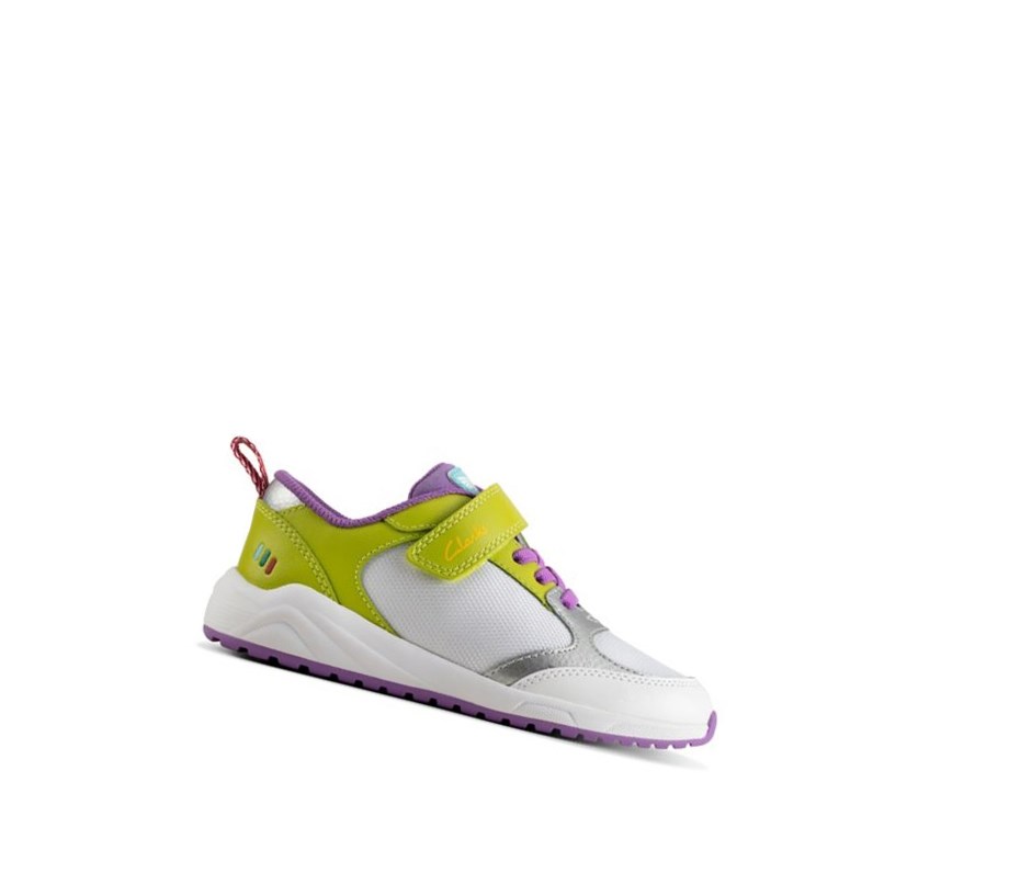 Clarks Aeon Howdy Sneakers Jungen Weiß | HNQJ23180