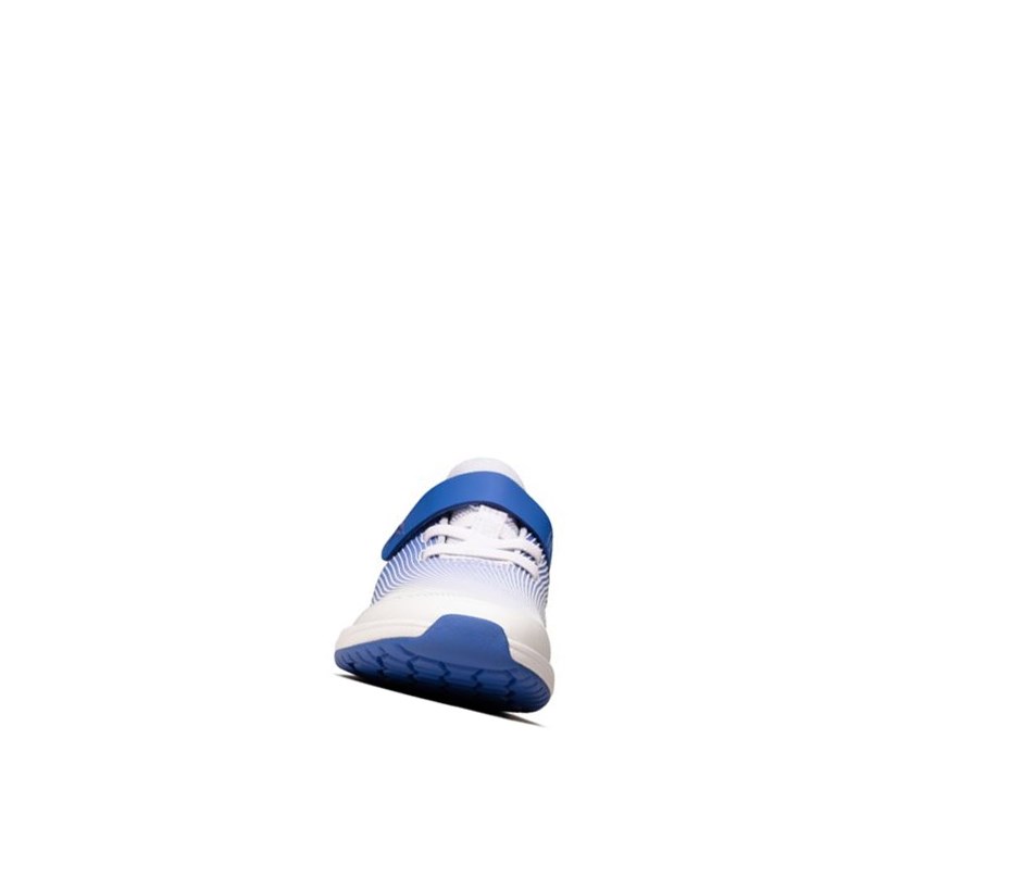 Clarks Aeon Pace Leder Lederschuhe Mädchen Blau | YKDS46137